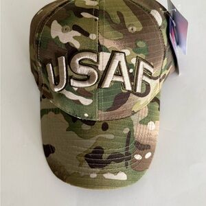Unisex Extreme Embroidery Caps by Eagle Crest Inc. Camo USAF Adjustable Hat
